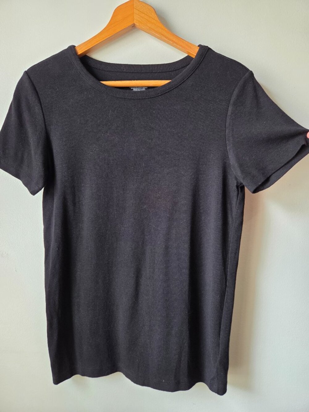 EUC JONES NEW YORK BLACK COTTON BLEND TEE SIZE M